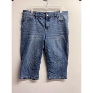 d.j. jeans  cropped size 16W stretch